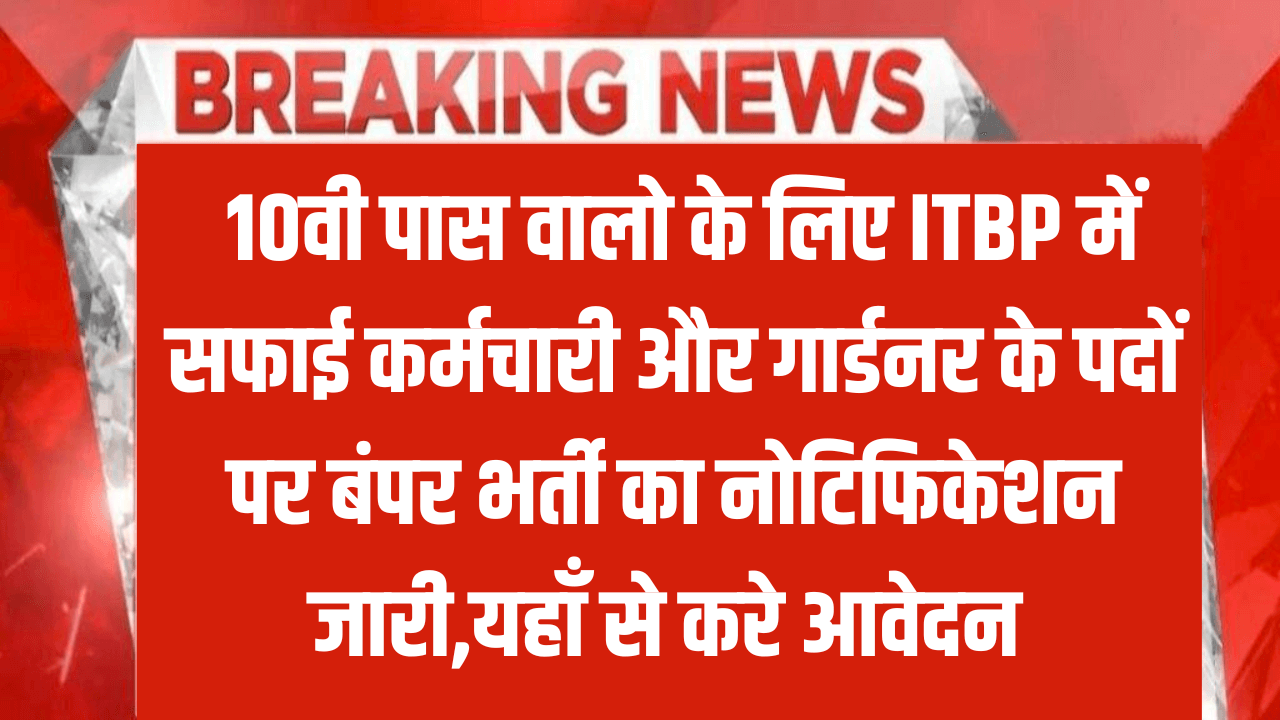 ITBP Recruitment 2024