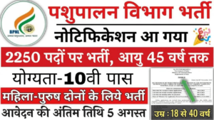 Bhartiya Pashupalan Nigam Vacancy